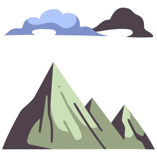 montaña MaxIcons Flat icono