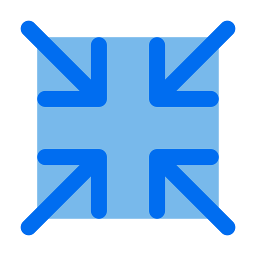 encogerse Generic Blue icono