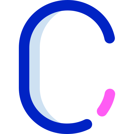 lettera c Super Basic Orbit Color icona