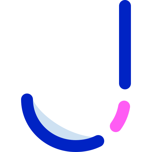 Письмо j Super Basic Orbit Color иконка