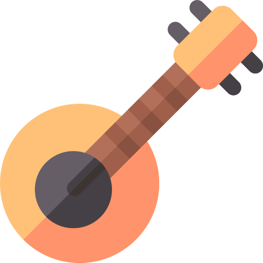 banjo Basic Rounded Flat icona