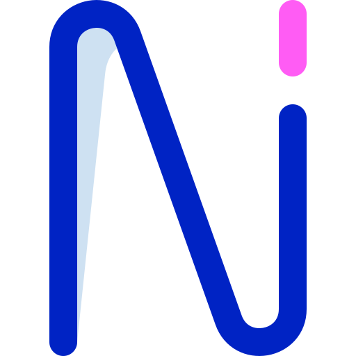 Письмо n Super Basic Orbit Color иконка