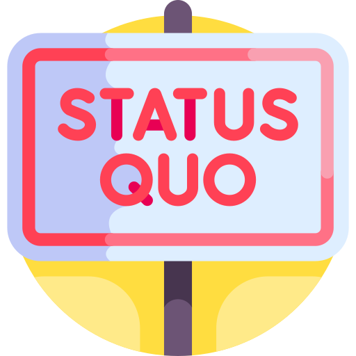 status quo Detailed Flat Circular Flat ikona