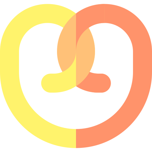 プレッツェル Basic Rounded Flat icon