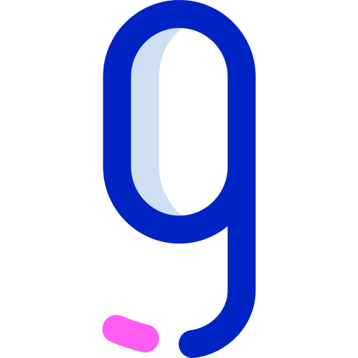 letra g Super Basic Orbit Color Ícone