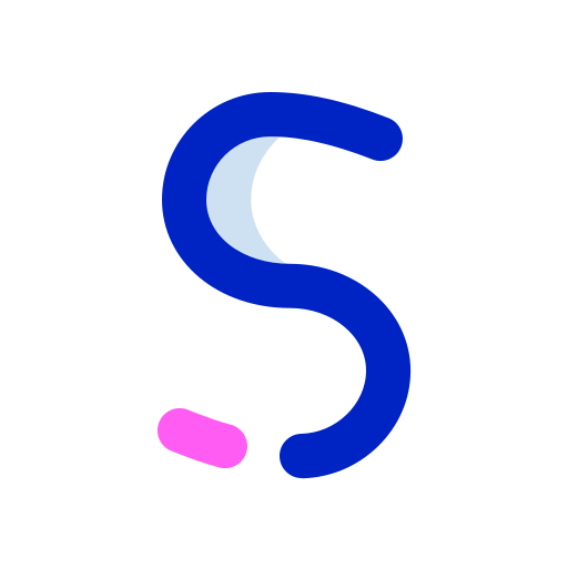 lettera s Super Basic Orbit Color icona