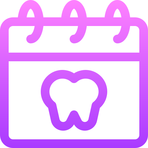 opieka dentystyczna Basic Gradient Lineal color ikona