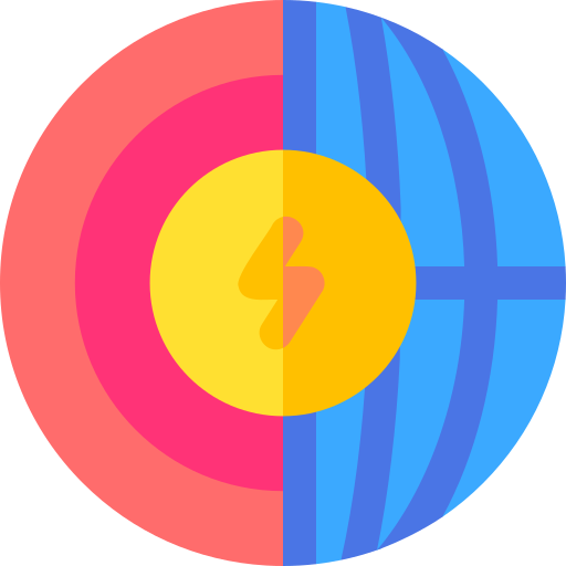 地熱エネルギー Basic Rounded Flat icon