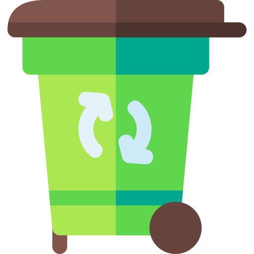 リサイクルビン Basic Rounded Flat icon