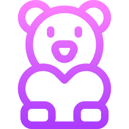 teddy Basic Gradient Lineal color icon