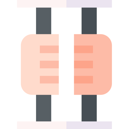 교도소 Basic Straight Flat icon