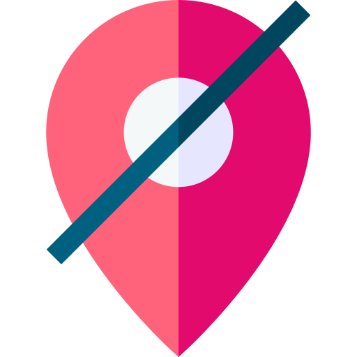 Location Basic Straight Flat icon