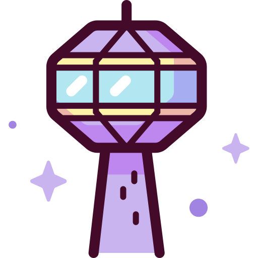 torre de control Special Candy Lineal color icono
