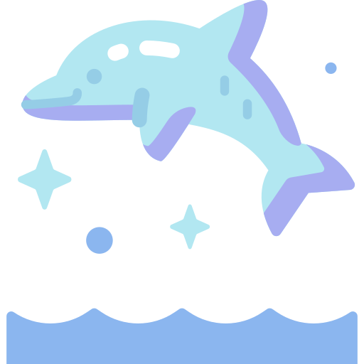 Dolphin Special Candy Flat icon
