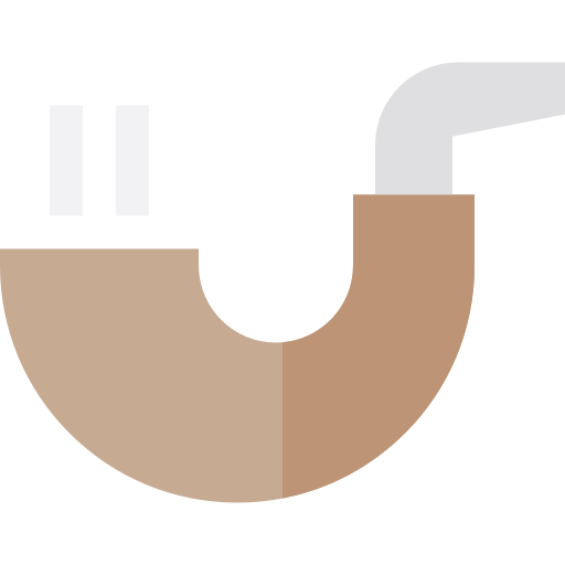 Pipe Basic Straight Flat icon