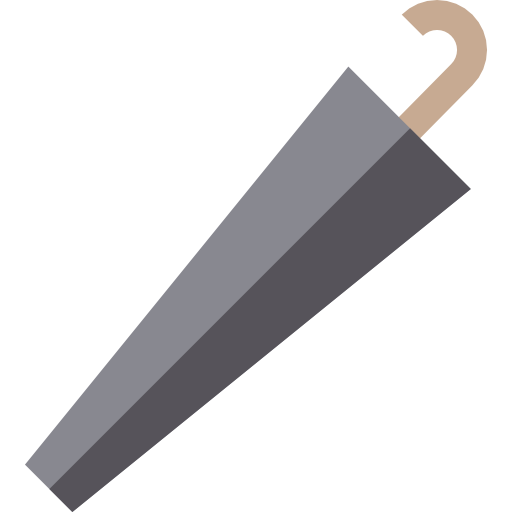 sombrilla Basic Straight Flat icono
