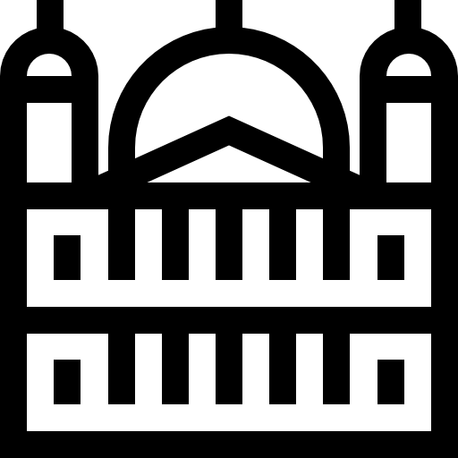 大聖堂 Basic Straight Lineal icon
