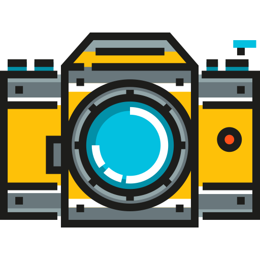fotoapparat Detailed Straight Lineal color icon