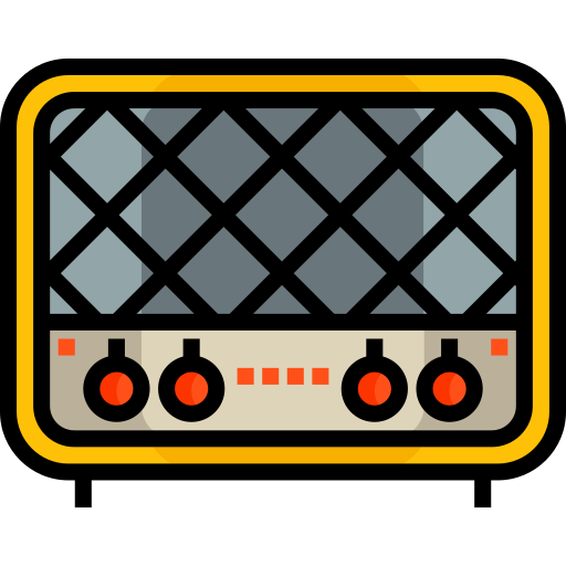 radio Detailed Straight Lineal color icono