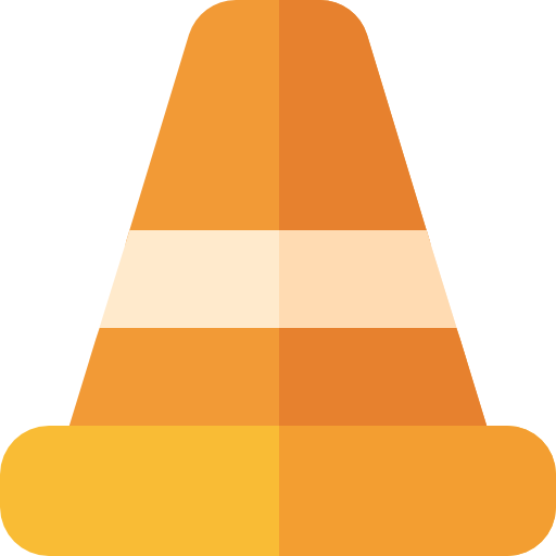 cone Basic Rounded Flat Ícone