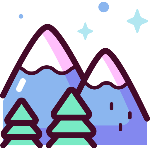 Mountain Special Candy Lineal color icon