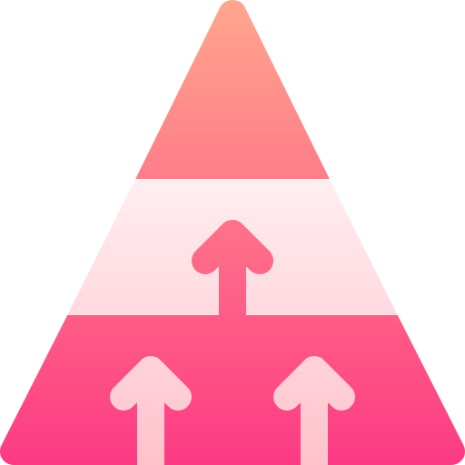 ピラミッド Basic Gradient Gradient icon