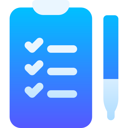 Task list Basic Gradient Gradient icon