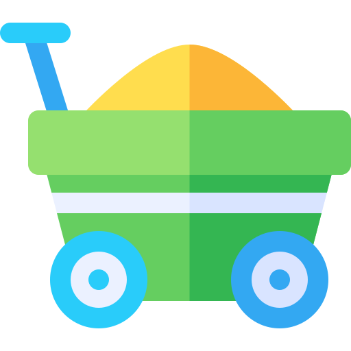 Cart Basic Rounded Flat icon