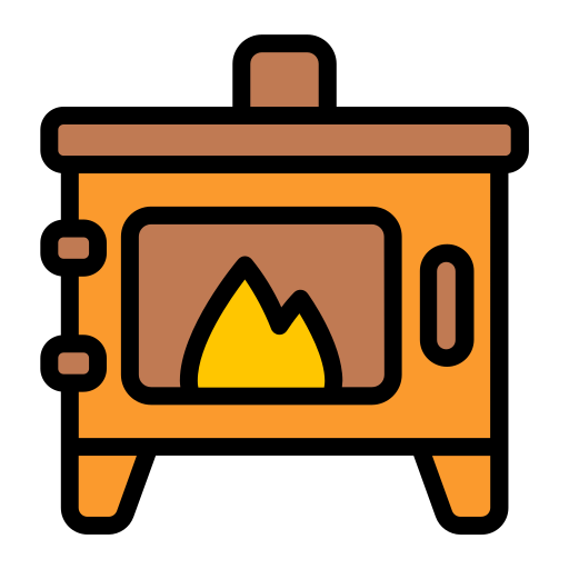 난로 Generic Outline Color icon