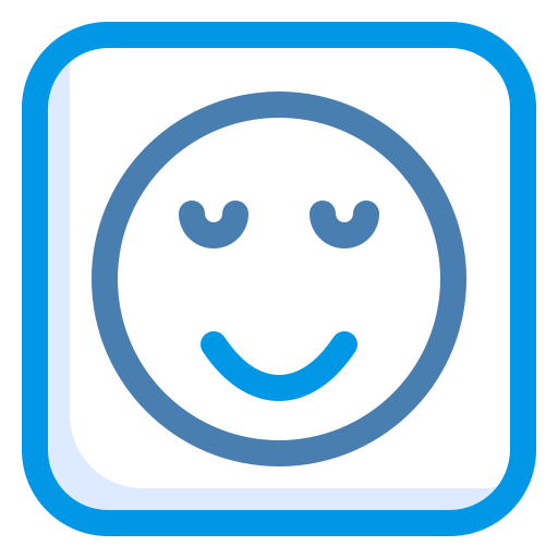 絵文字 Generic Blue icon