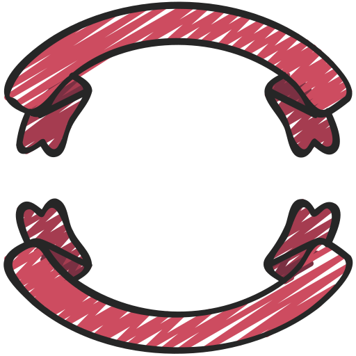 Circle ribbon Juicy Fish Sketchy icon