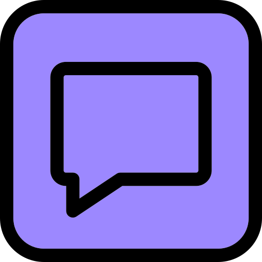 Speech bubble Generic Outline Color icon