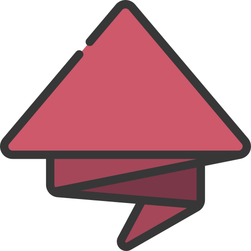 kształt trójkąta Juicy Fish Soft-fill ikona