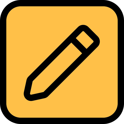 Pencil Generic Outline Color icon
