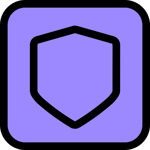 Shield Generic Outline Color icon