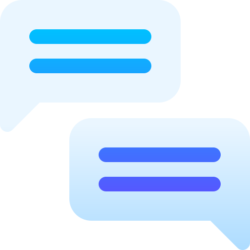 Conversation Basic Gradient Gradient icon