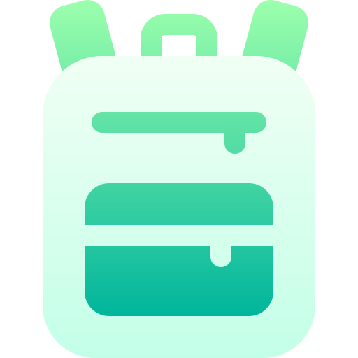 bolsa para la escuela Basic Gradient Gradient icono