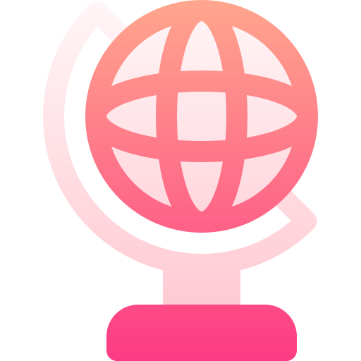 Earth globe Basic Gradient Gradient icon