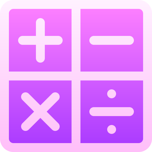 matematyka Basic Gradient Gradient ikona