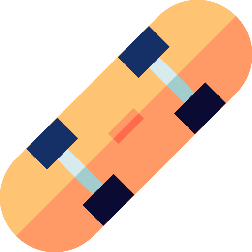 Skate Basic Straight Flat icon