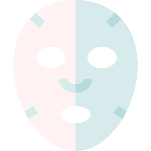 máscara facial Basic Straight Flat Ícone