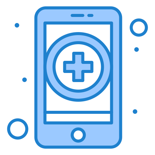 Medical app Generic Blue icon