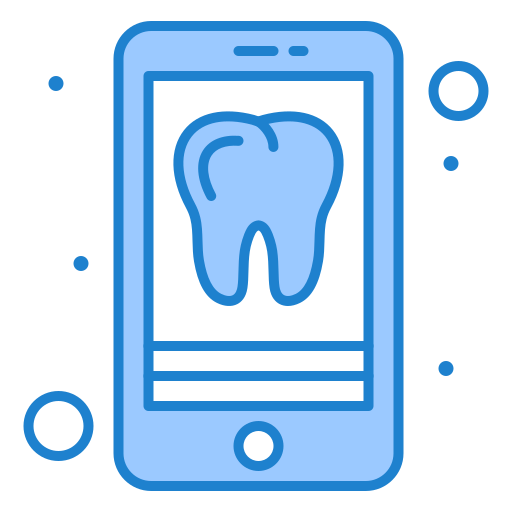 Tooth Generic Blue icon