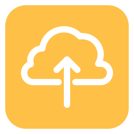 cloud uploaden Generic Flat icoon