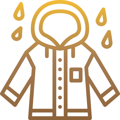płaszcz przeciwdeszczowy Generic Gradient ikona