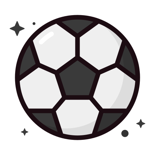 Футбольный мяч Generic Outline Color иконка