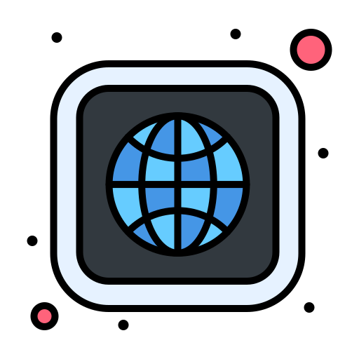 Earth Generic Outline Color icon
