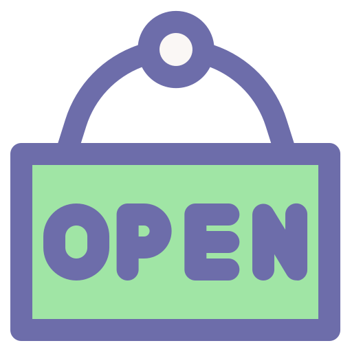 オープンサイン Generic Outline Color icon