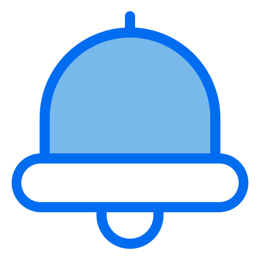 alarmbel Generic Blue icoon