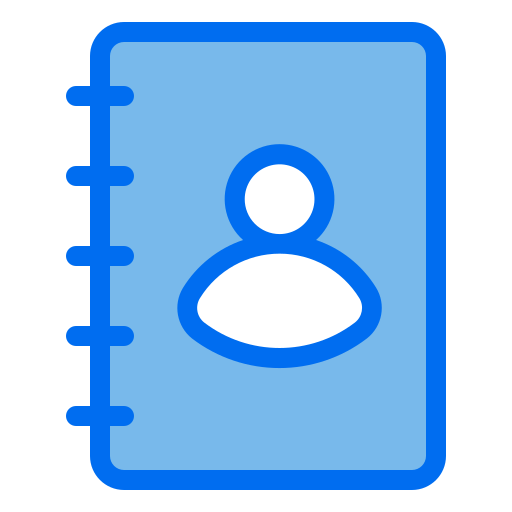 directorio telefónico Generic Blue icono
